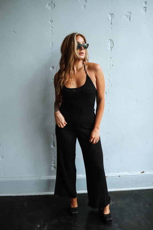 SATURDAY STROLL KNITTED JUMPSUIT