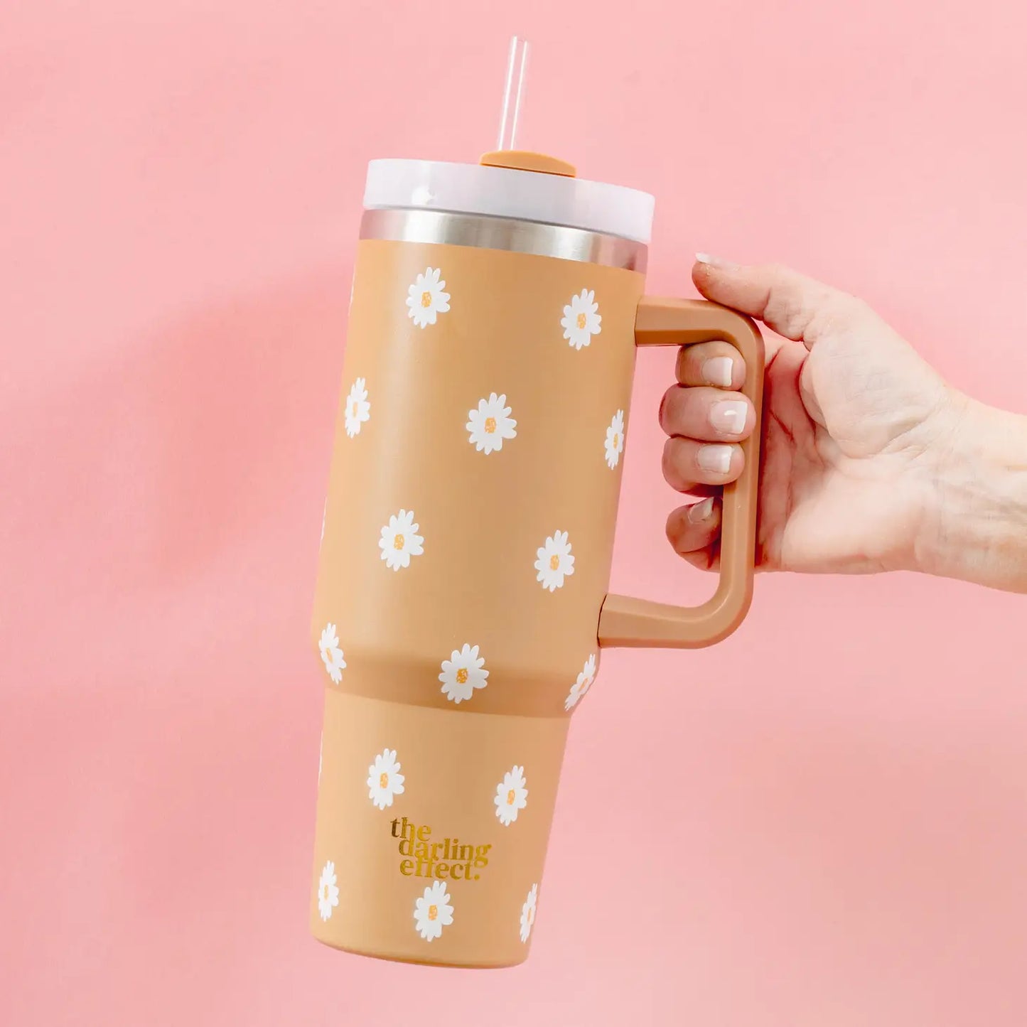 DANCING DAISY 40OZ TUMBLER