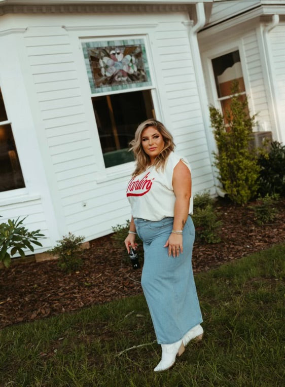 Darlin  Western Cowgirl Vintage Muscle Tank