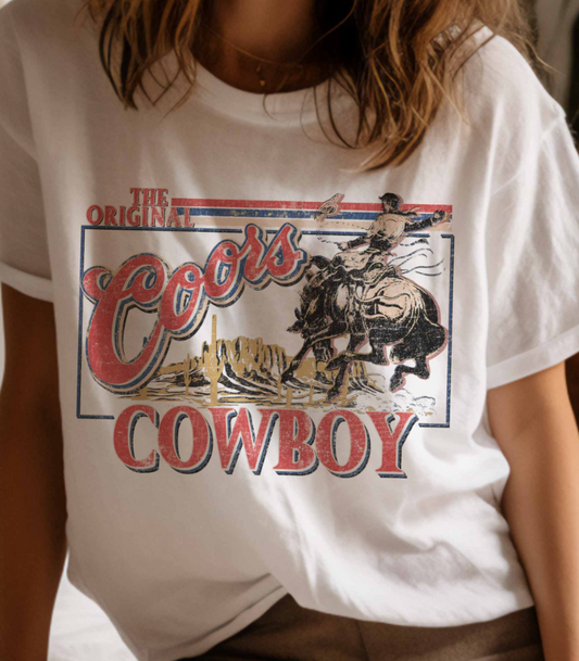 COORS COWBOY GRAPHIC TEE