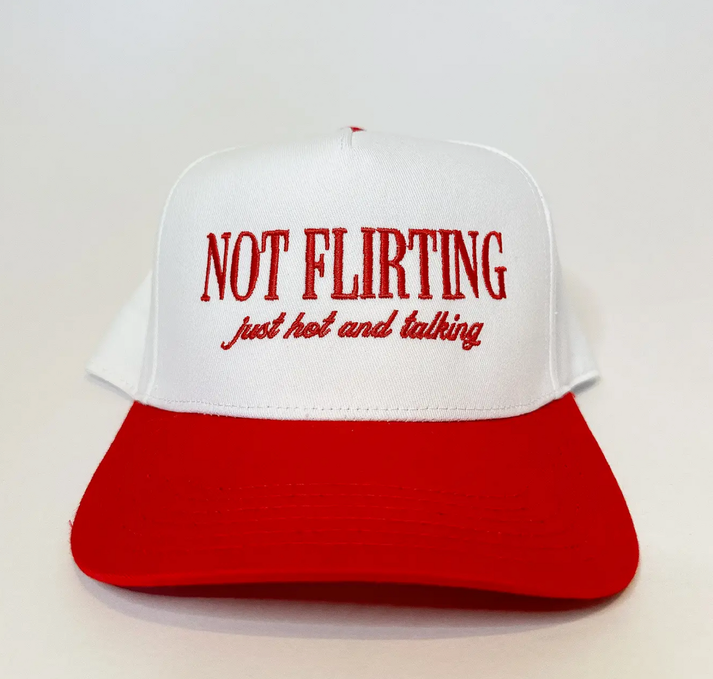 NOT FLIRTING JUST HOT HAT