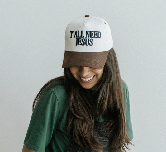 Y'ALL NEED JESUS TRUCKER HAT