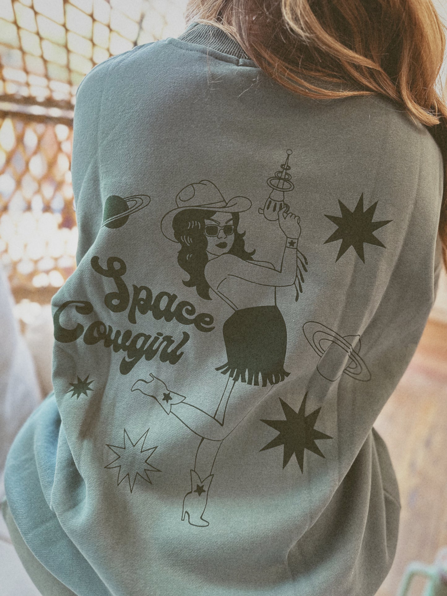 SPACE COWGIRL SWEATSHIRT