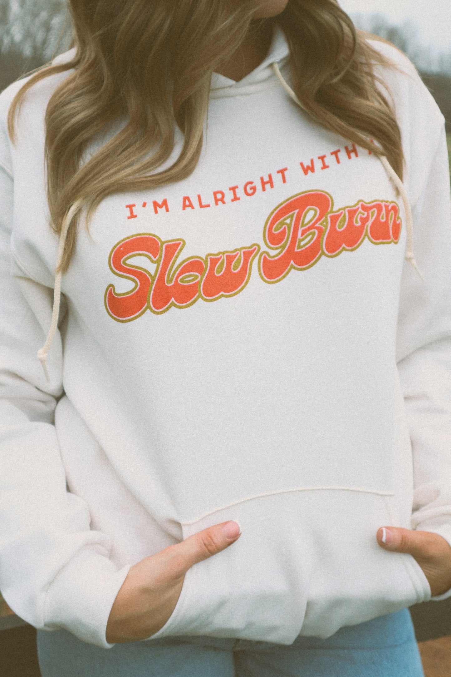 SLOW BURN MATCH HOODIE (FRONT + BACK)